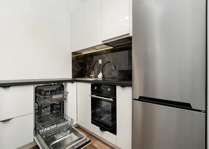 Nowoczesne Z Parkingiem & Balkonem By Renters Apartman