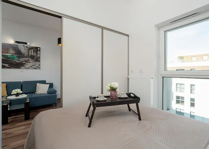 Nowoczesne Z Parkingiem & Balkonem By Renters Apartman