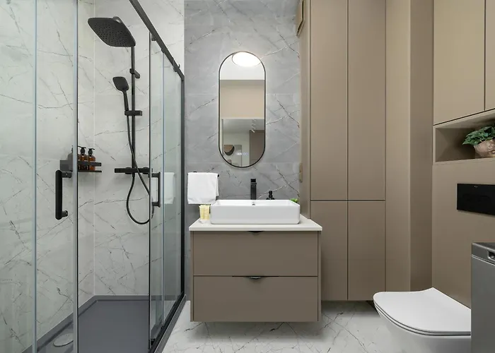 Nowoczesne Z Parkingiem & Balkonem By Renters Apartman