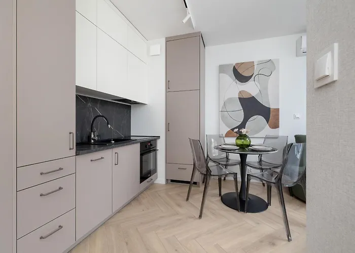 Nowoczesne Z Parkingiem & Balkonem By Renters Apartman